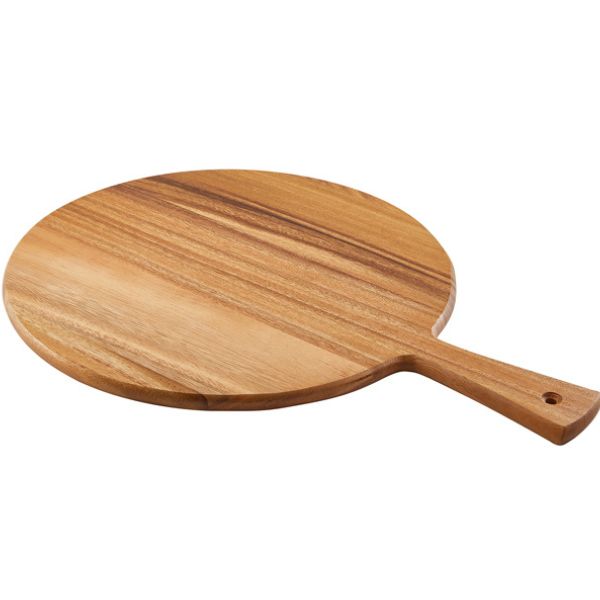 Produktbillede af Acacia Træ Pizza Bræt Genware Ø:36cm på tilbud i brug