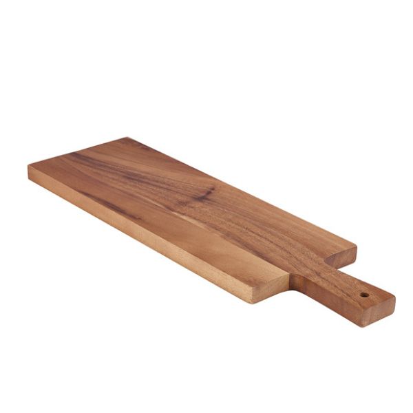 Produktbillede af Akacietræ Serveringsbræt 38 x 15 x 2 Cm Genware på tilbud i brug