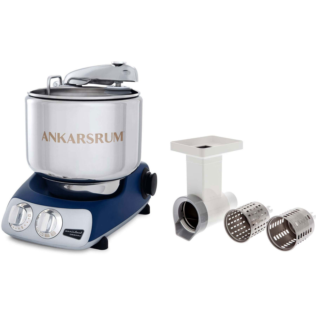 Ankarsrum Ankarsrum Assistent AKM 6230 røremaskine + grøntsagssnitter, royal blå ❤ produktfoto i kategorien Røremaskiner