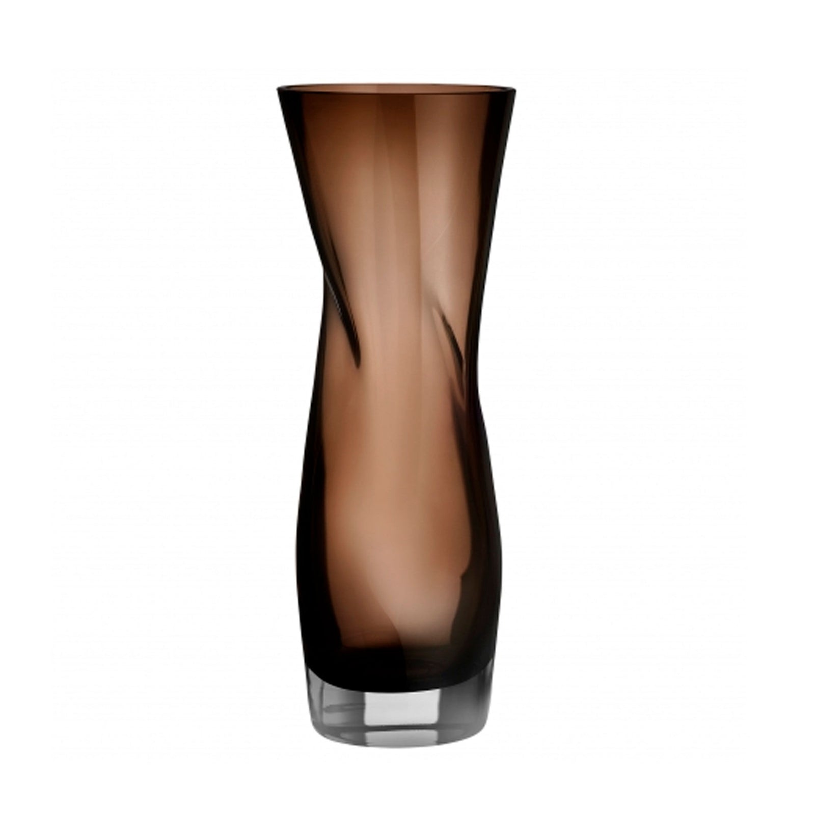 Orrefors Orrefors Squeeze vase 34 cm, røgfarvet – billede i brug (Vase)