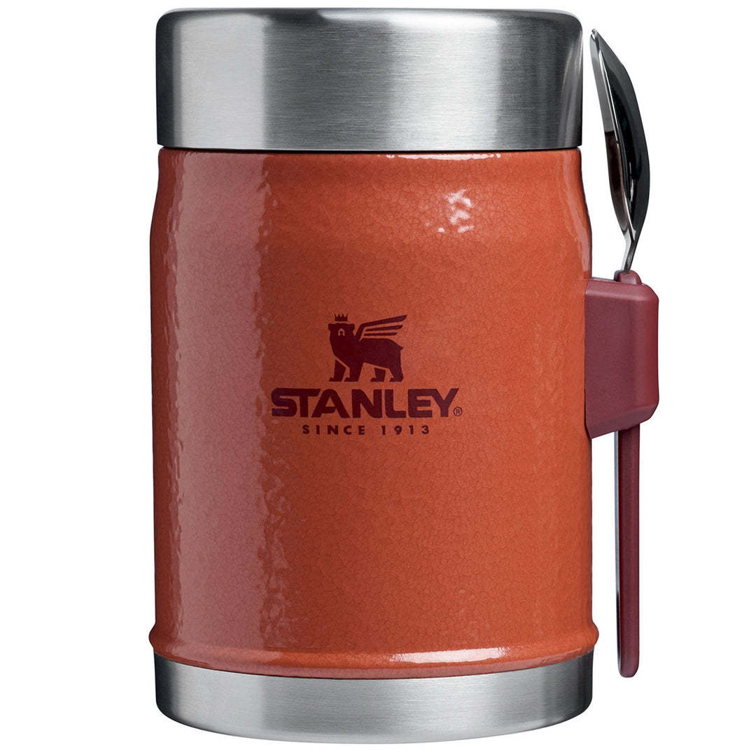 Stanley Stanley Classic madtermoflaske 0,4 liter, hammertone clay ❤ frontbillede (Termo madkasse)
