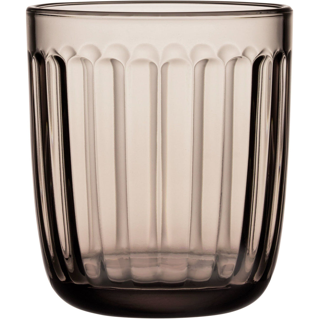 Iittala Iittala Raami drikkeglas 26cl 2stk, Linned – vinkelbillede (Glas)