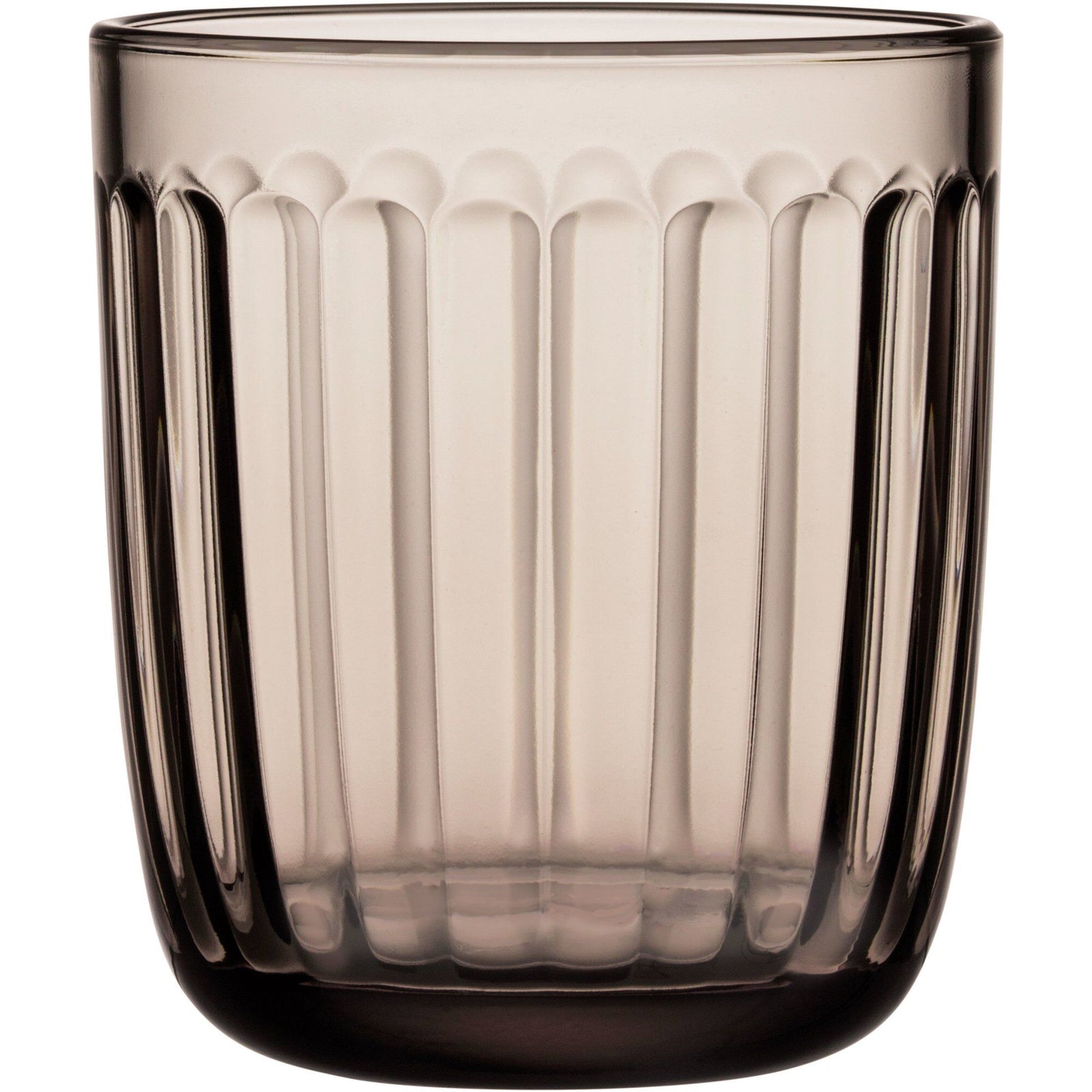 Iittala Iittala Raami drikkeglas 26cl 2stk, Linned – vinkelbillede (Glas)