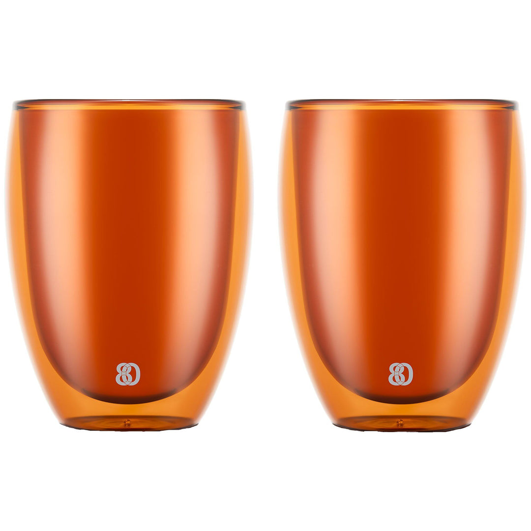 Bodum Bodum PAVINA dobbeltsidet glas 35 cl, orange, 2 stk. ❤ billede i brug i kategorien Glas