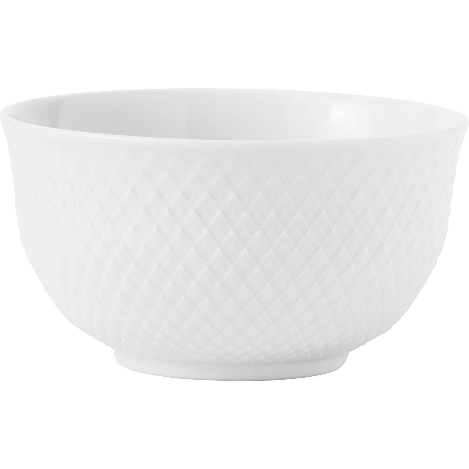 Lyngby porcelæn Lyngby porcelæn Rhombe skål, hvid, 11 cm – frontbillede (Skål)