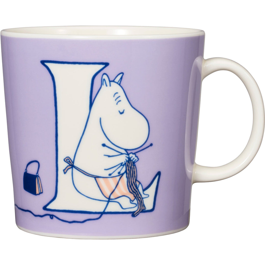 Arabia Arabia ABC Mumin krus 0,4 liter, L ❤ frontbillede (Moomin)