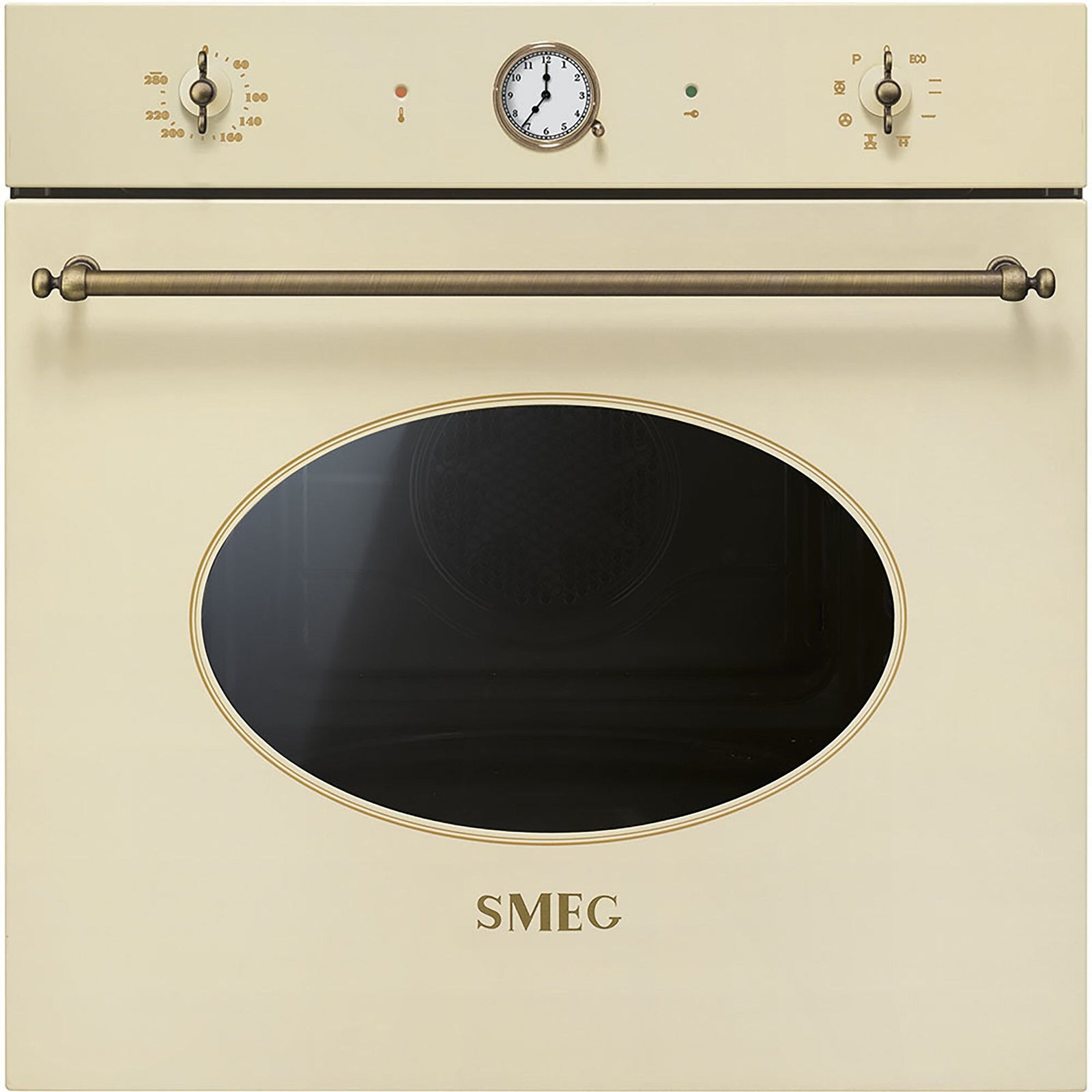Smeg Smeg 60cm Colonial Multifunktionsovn m. Pyrolyse, Creme – billede i brug (Ovn)
