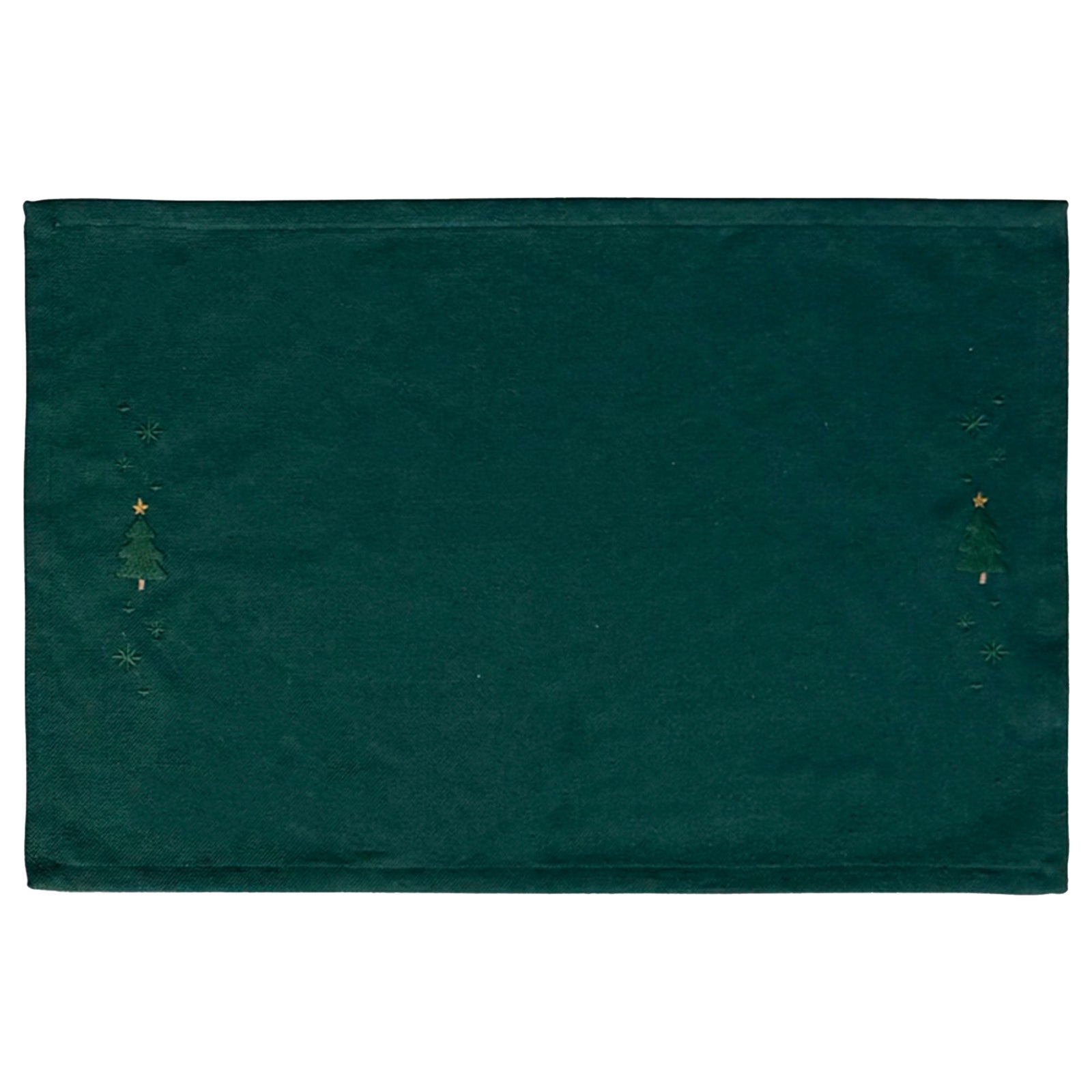 Juna Juna Christmas Fable Dækkeserviet 49x32 cm, grøn – billede i brug (Bordskåner)