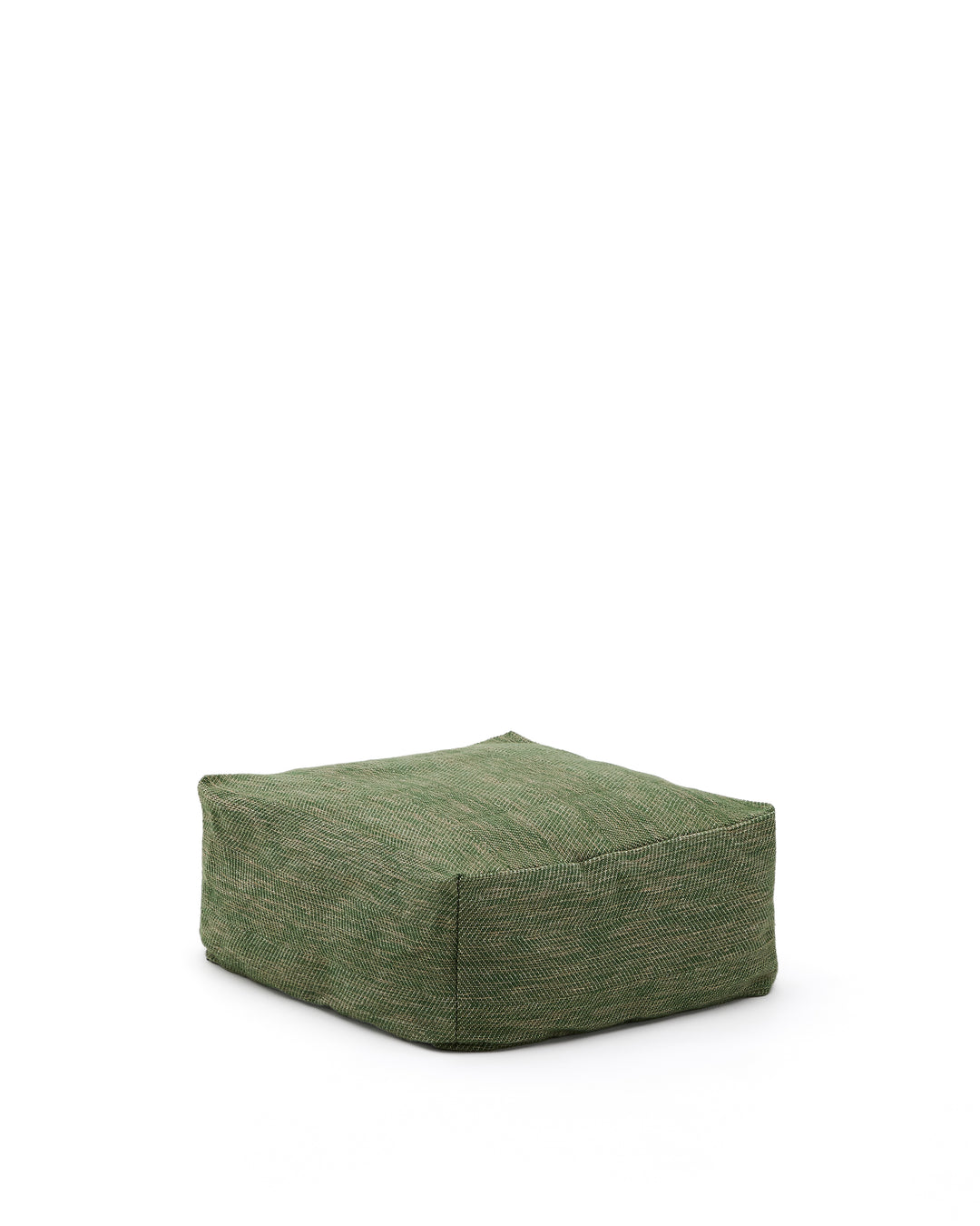 KAVE HOME Puf Vedell 100% PET grøn 60 x 60 x 30 cm