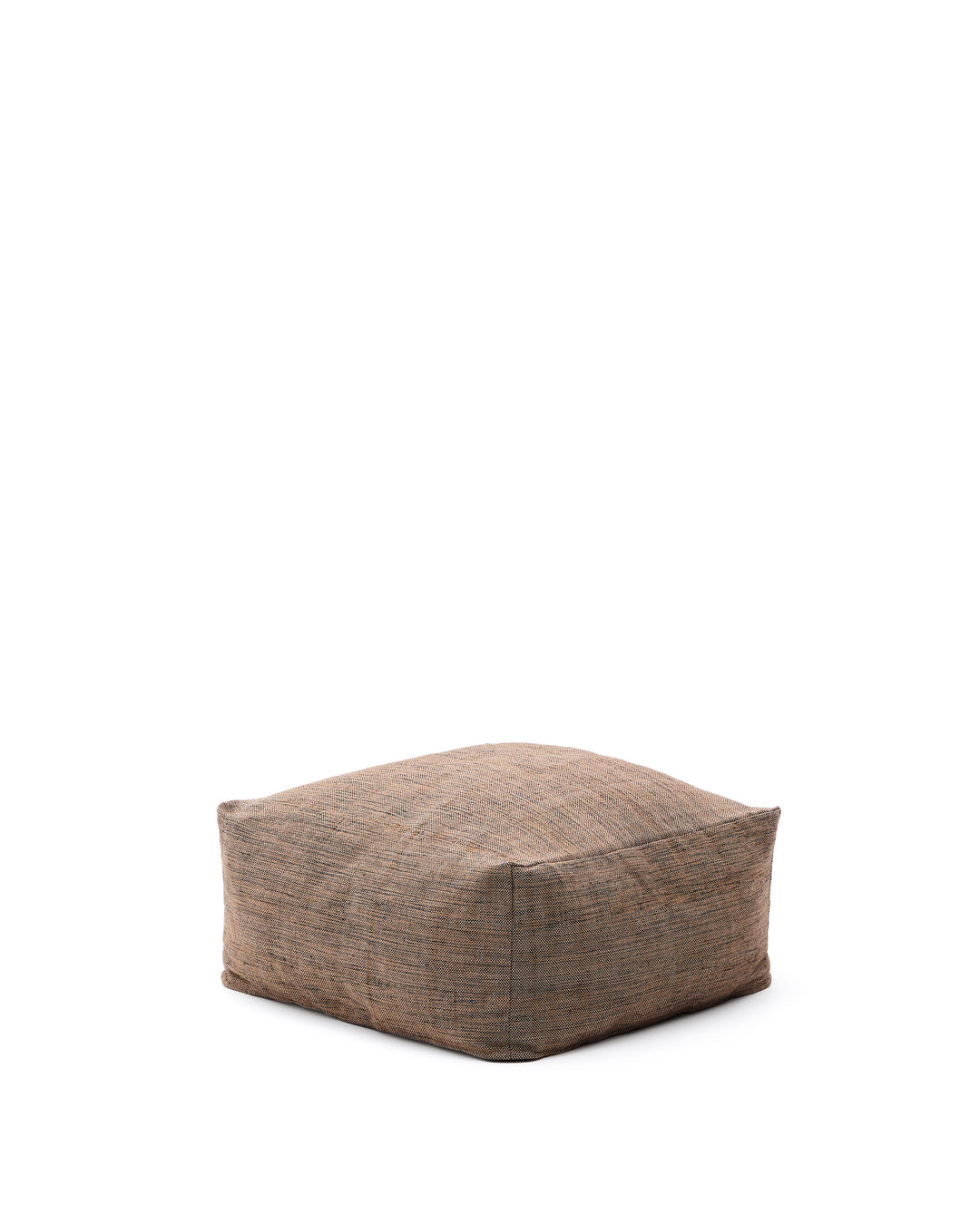 KAVE HOME Vedell puf kvadratisk orange PET 60x60x30