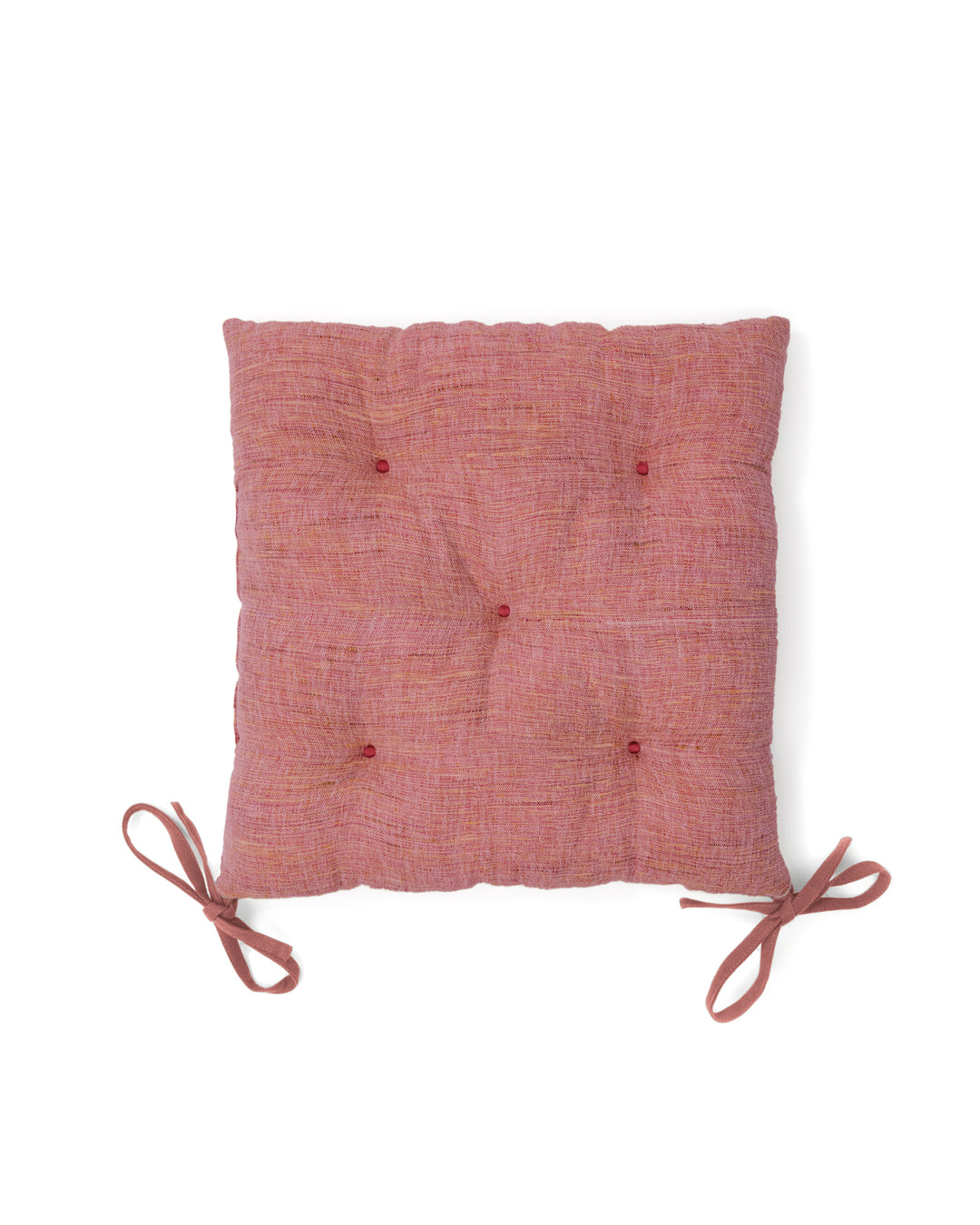 KAVE HOME Aren stolehynde kvadratisk pink stof 45x45