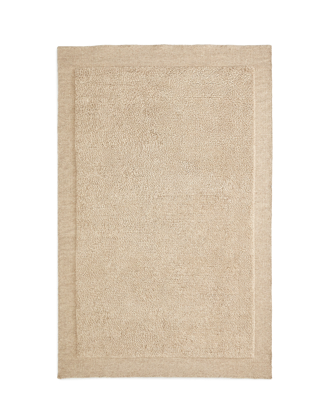 KAVE HOME Marely gulvtæppe rektangulær beige uld 300x200