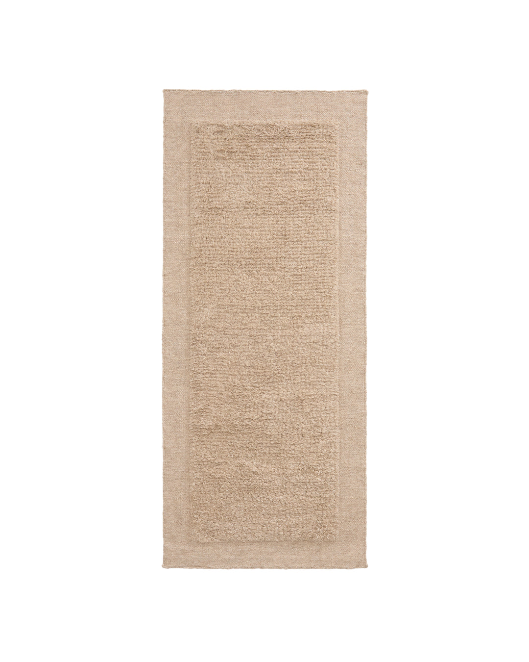 KAVE HOME Marely løber gulvtæppe rektangulær beige uld 200x80