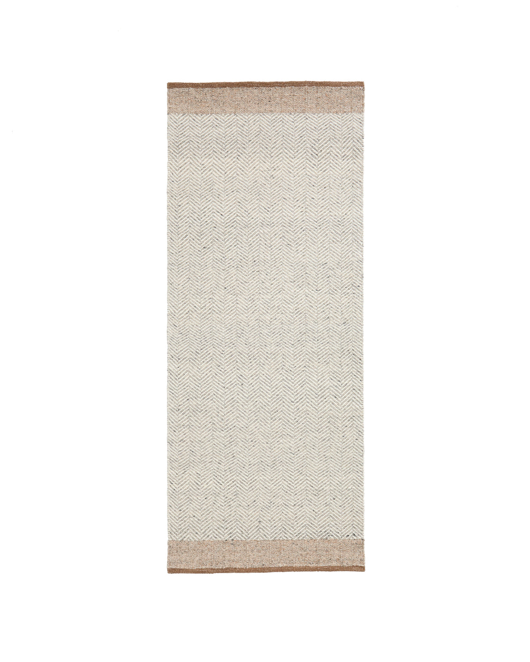 KAVE HOME Nifelia løber gulvtæppe rektangulær beige jacquard uld 200x80