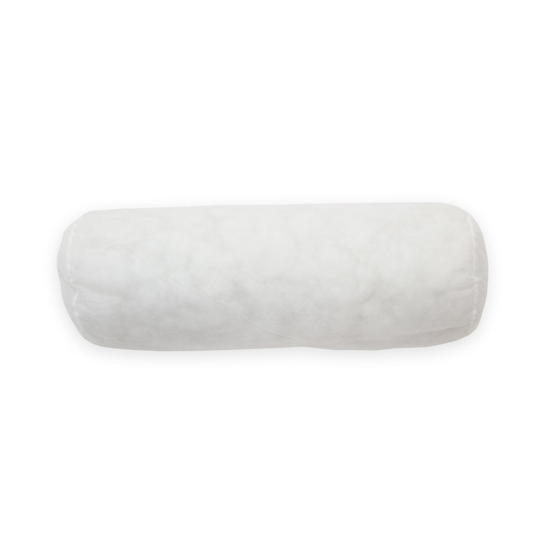 KAVE HOME Fluff pøllepude fyldpude rektangulær hvid stof i genbrugsfibre/polyesterfiber 60xØ18