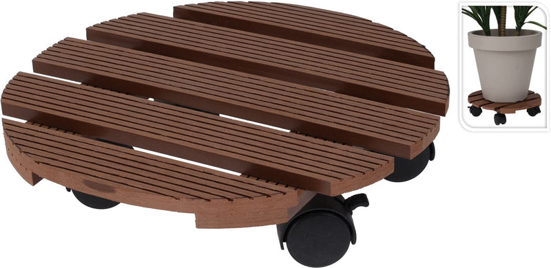 Planterullevogn kraftig WPC - Ø29 cm brun ❤ Stort online udvalg i Bolig og Haven ❤ Billig fragt og hurtig levering 2 - 5 hverdage ❤ Varenummer: BGH-47000845746506 / Ean: &