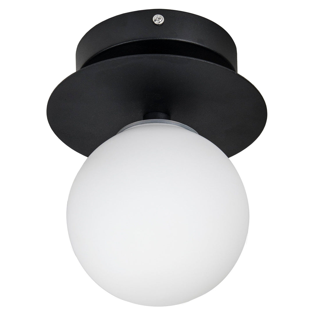 Globen lighting Globen lighting Væglampe / loftslampe Art Deco 24 cm, hvid/sort ❤ detaljebillede i kategorien Lampe