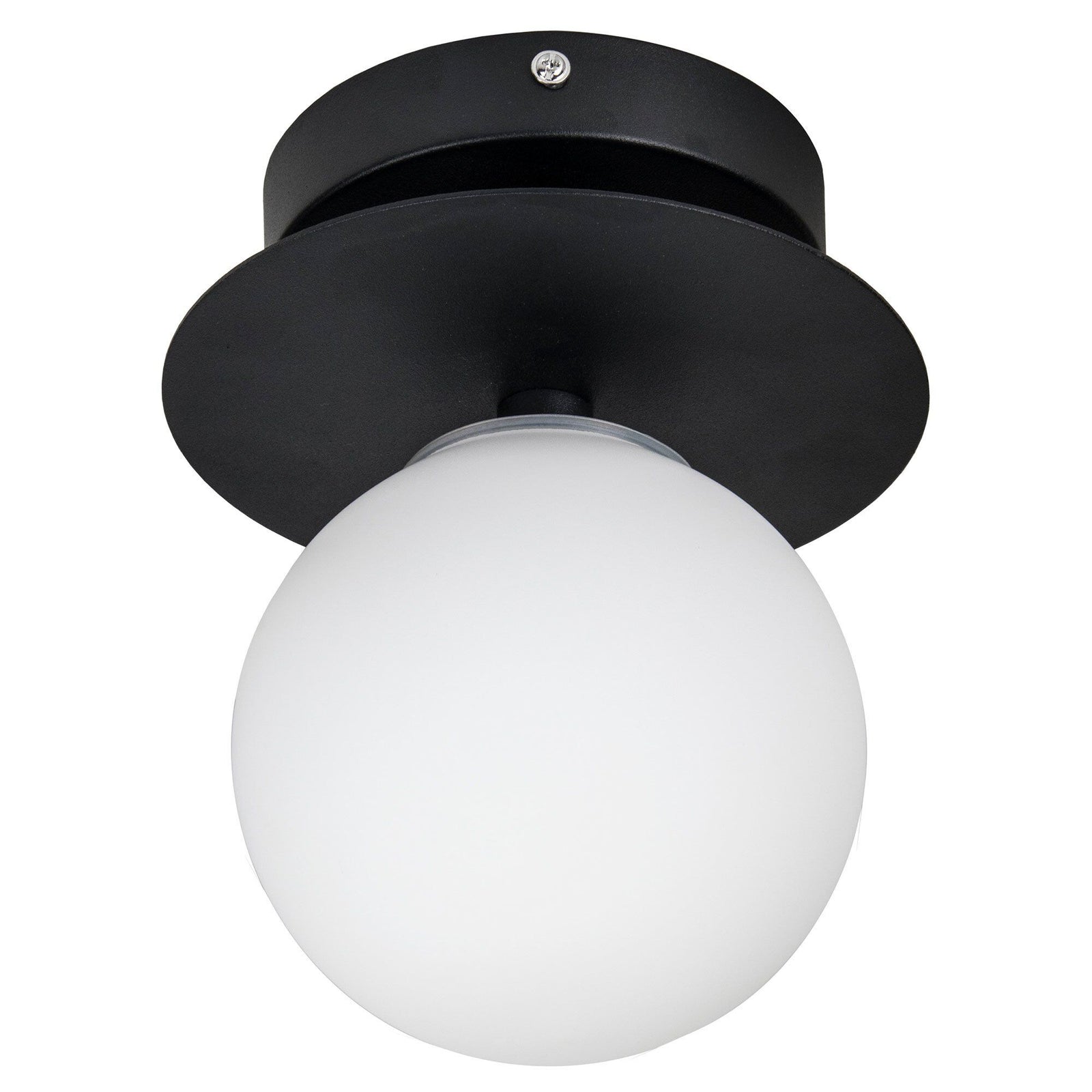 Globen lighting Globen lighting Væglampe / loftslampe Art Deco 24 cm, hvid/sort ❤ detaljebillede i kategorien Lampe