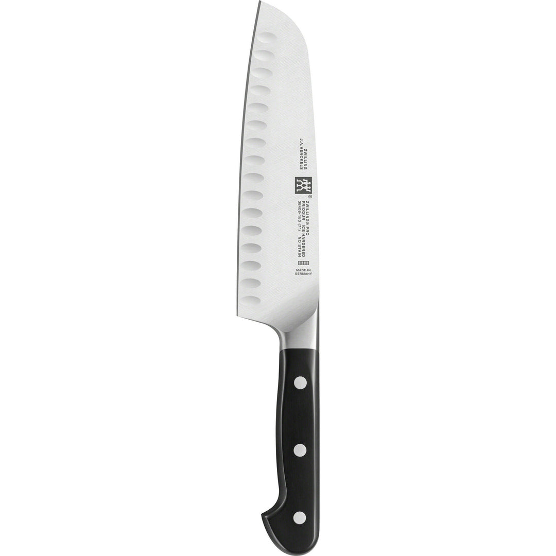 Zwilling Zwilling Pro santokukniv med luftskær 18 cm – produktbillede (Santokuknive)