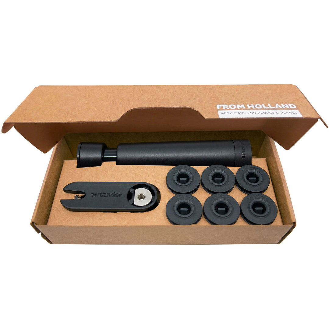 Airtender Airtender Vakuumforsegler til mad og vin – billede i brug (Vakuumpakker)