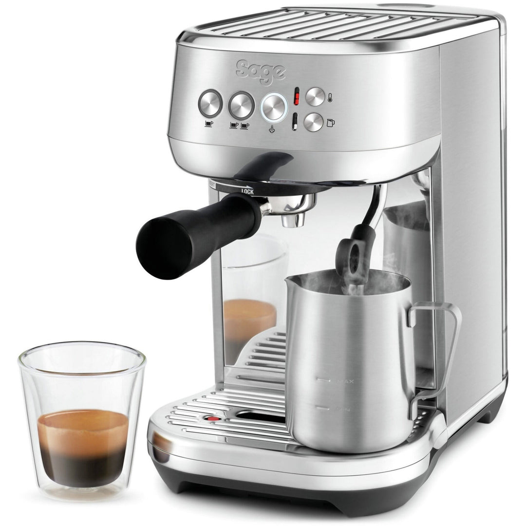 Sage Sage SES500SST The Bambino Plus espressomaskine rustfri stål – close-up (Espressomaskiner)