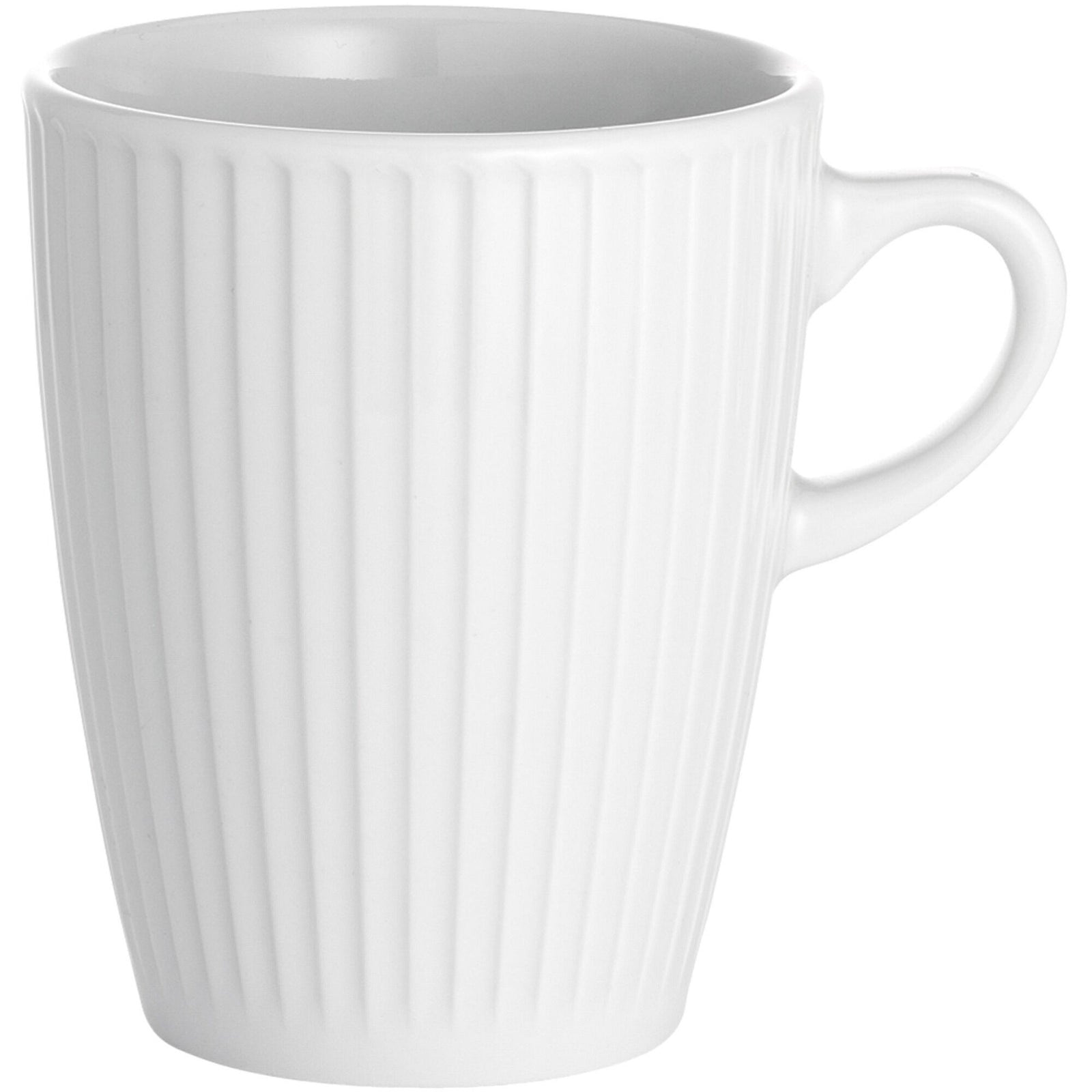 Pillivuyt Pillivuyt Hvid Plissé krus – close-up (Krus)