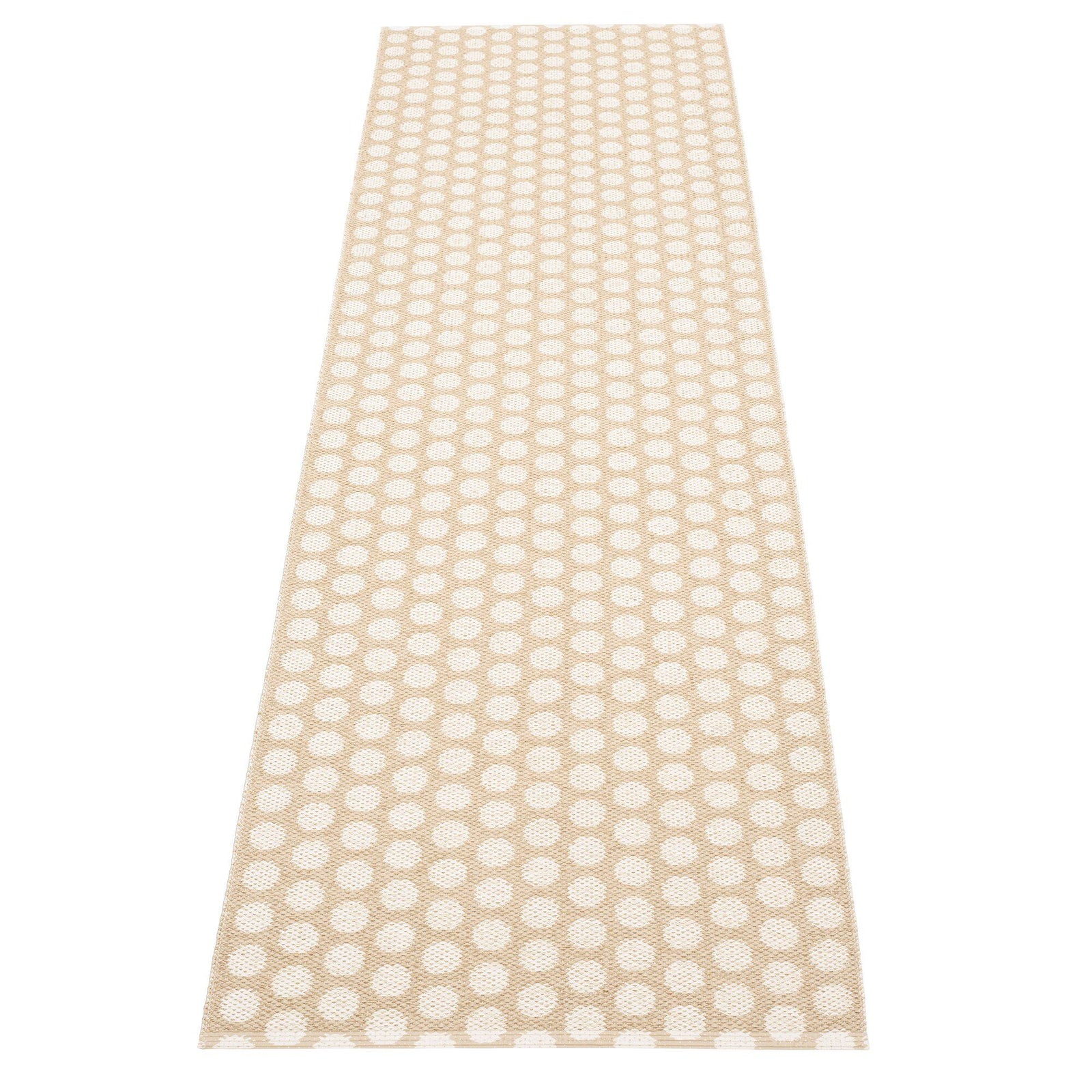 Pappelina Pappelina Noa gulvtæppe 70 cm x 250 cm, noa beige/vanilla – frontbillede (Tæpper)
