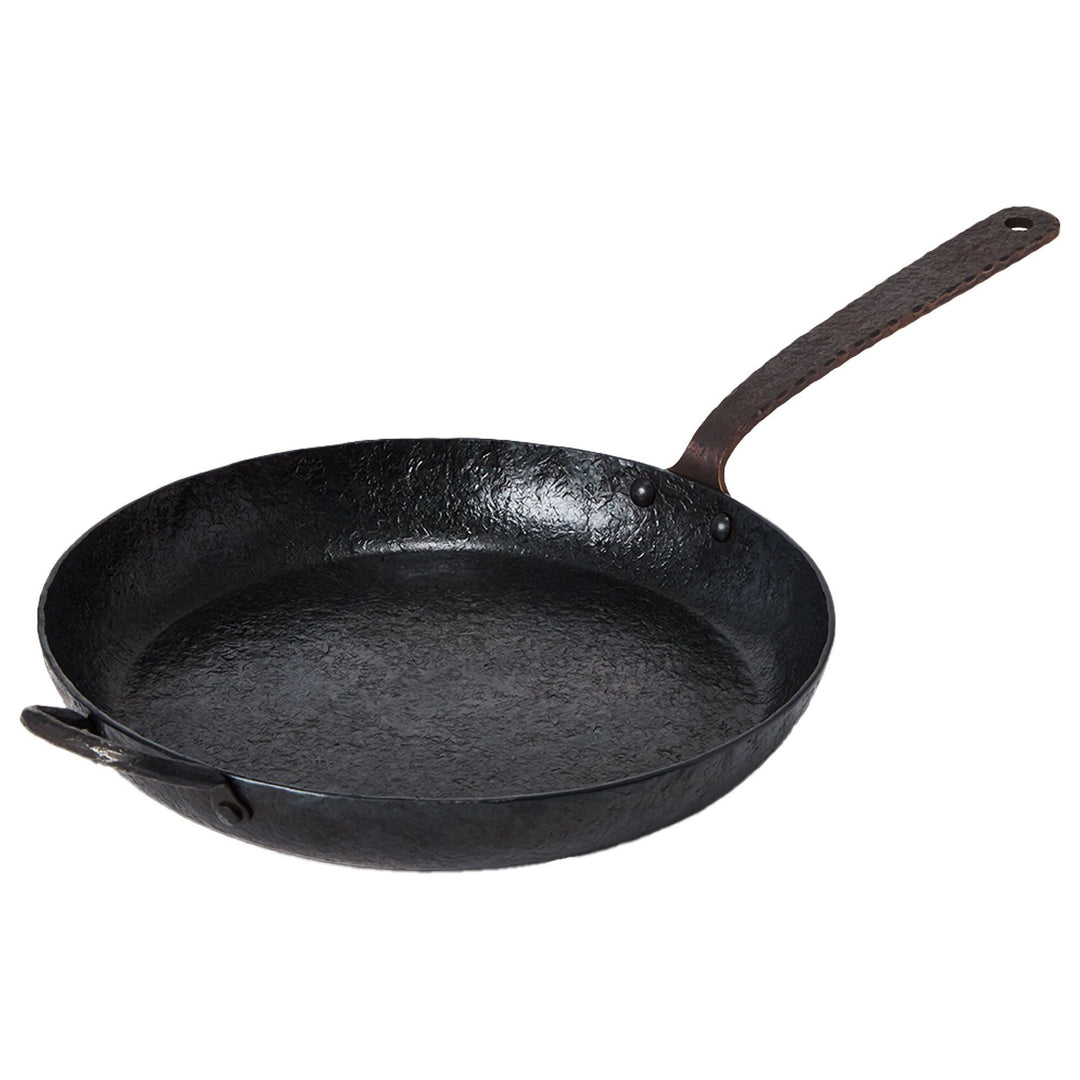 Satake Satake Kuro BBQ-stegpande 28 cm, kulstofstål – close-up (Stegepande)