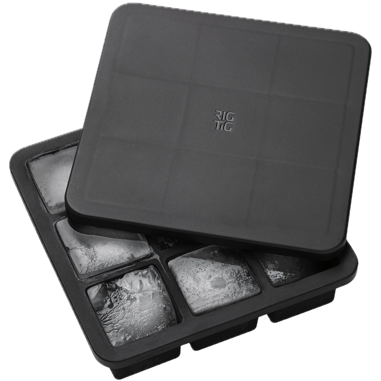 Rig-tig Rig-tig FREEZE-IT Isterningbakke med låg, kubeformede isterninger ❤ detaljebillede i kategorien Isterningform