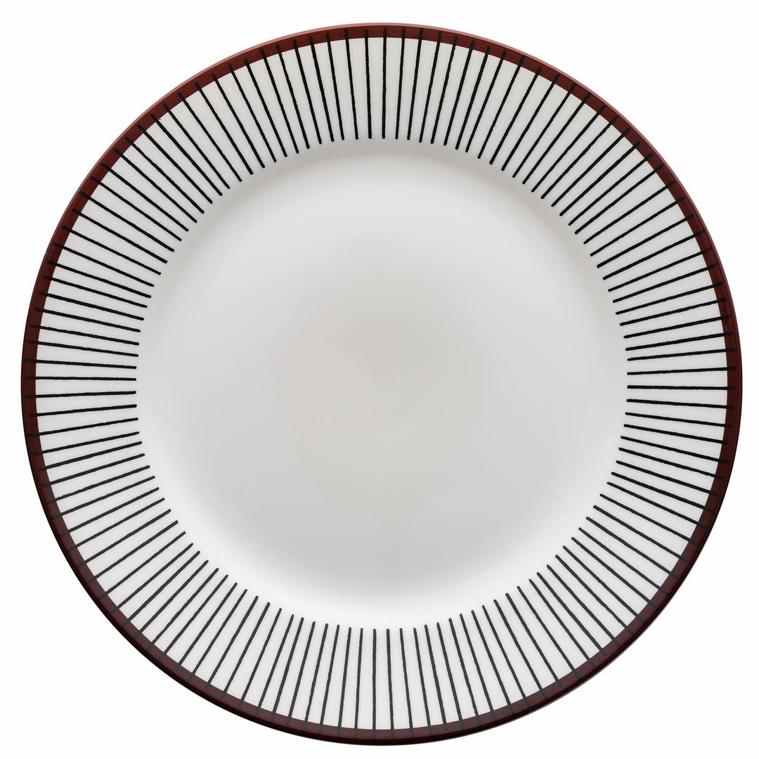 Gustavsberg Gustavsberg Ribb tallerken, 28 cm – frontbillede (Madtallerken)