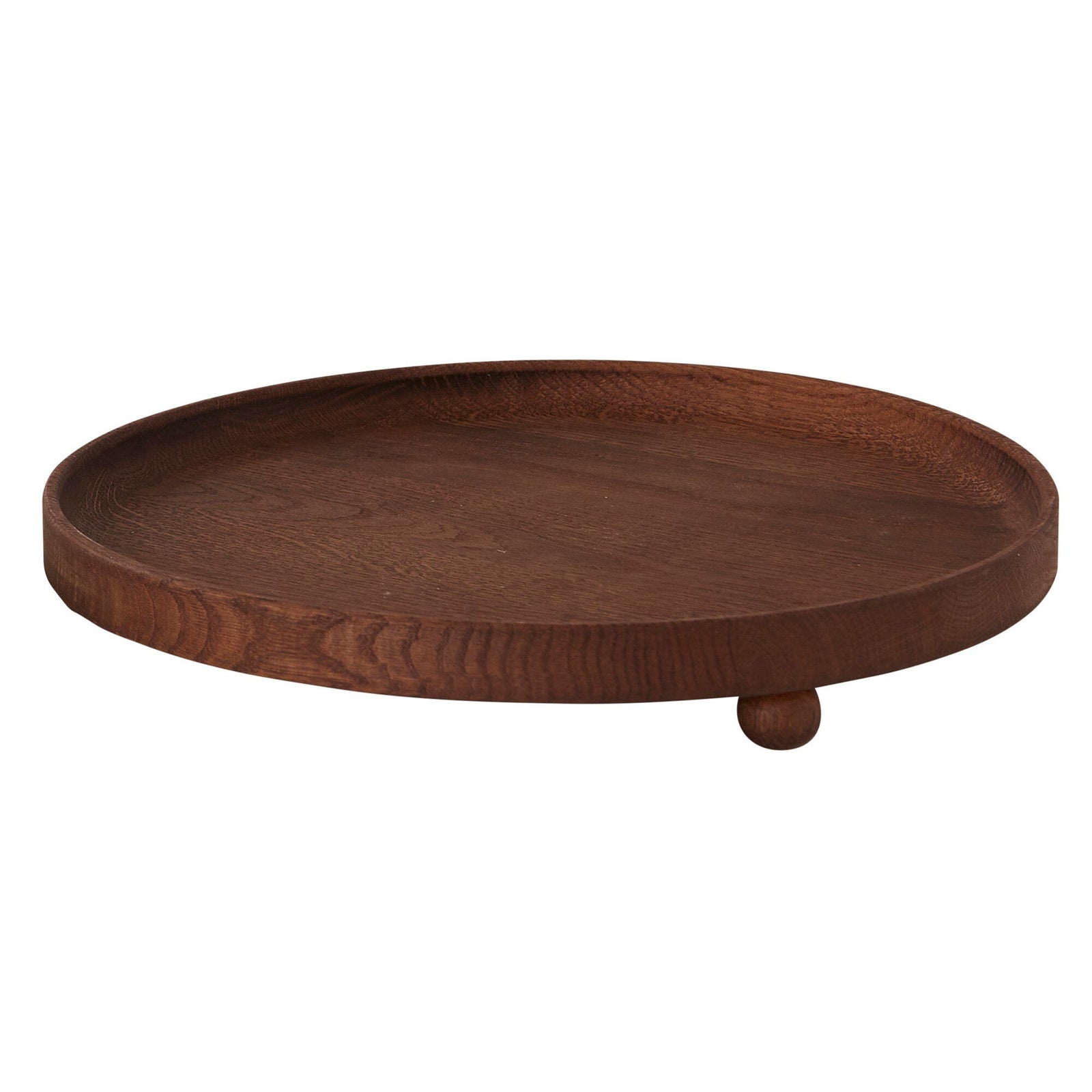 Oyoy living design Oyoy living design Inka rund træbakke 30 cm, dark ❤ produktfoto i kategorien Bakke