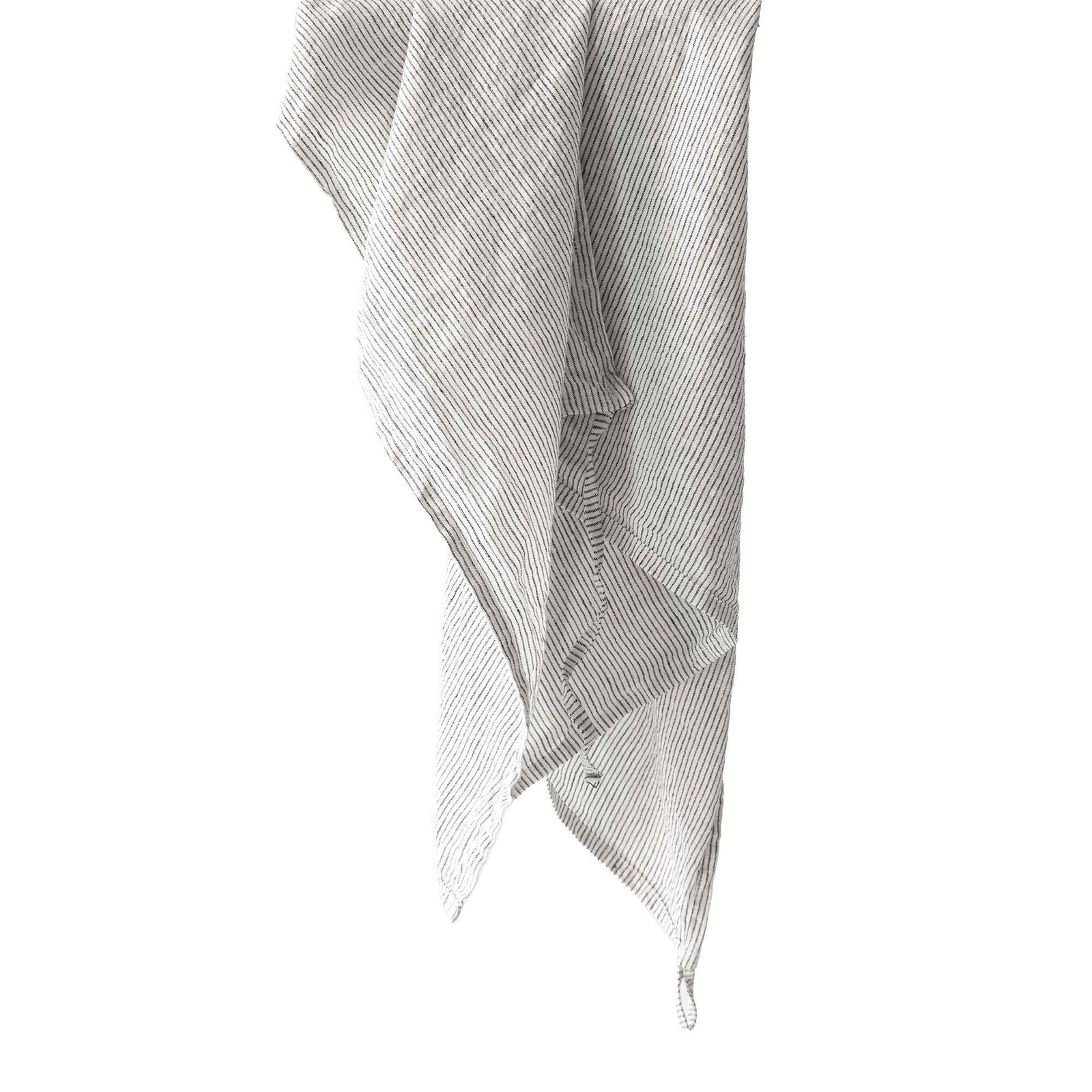 Tell me more Tell me more Viskestykke i hør 50x70 cm, pinstripe ❤ produktbillede (Køkkenhåndklæde)