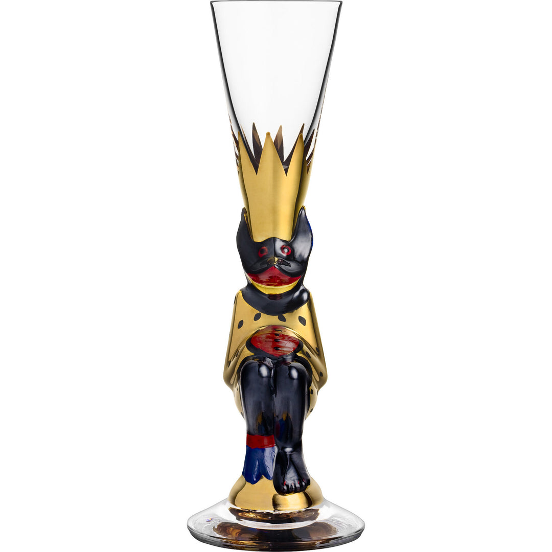 Orrefors Orrefors Nobel snapseglas 4 cl, guld – frontbillede (Snapseglas)