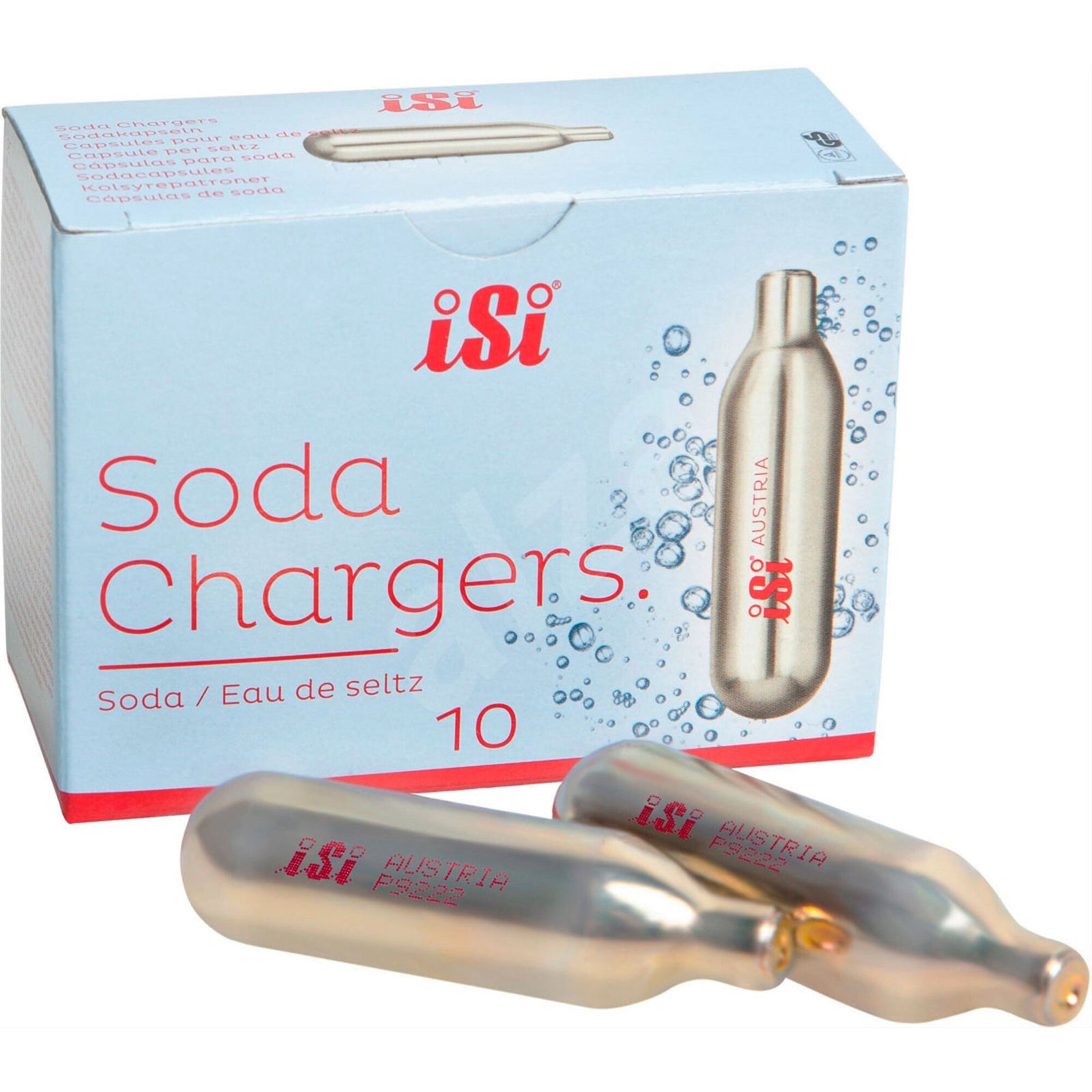 Se Isi Sodapatroner 10 stk. ✔ Stort online udvalg i Isi - Køb online på udsalg og tilbud lige nu ✔ Meget billig fragt og hurtig levering: 1 - 2 hverdage - Varenummer: KTCH-24273 og barcode / Ean: 9002377000042 på lager - Udsalg på Hjem og madlavning, Køkkengrej Spar op til 67% - Over 1124 kendte brands på udsalg