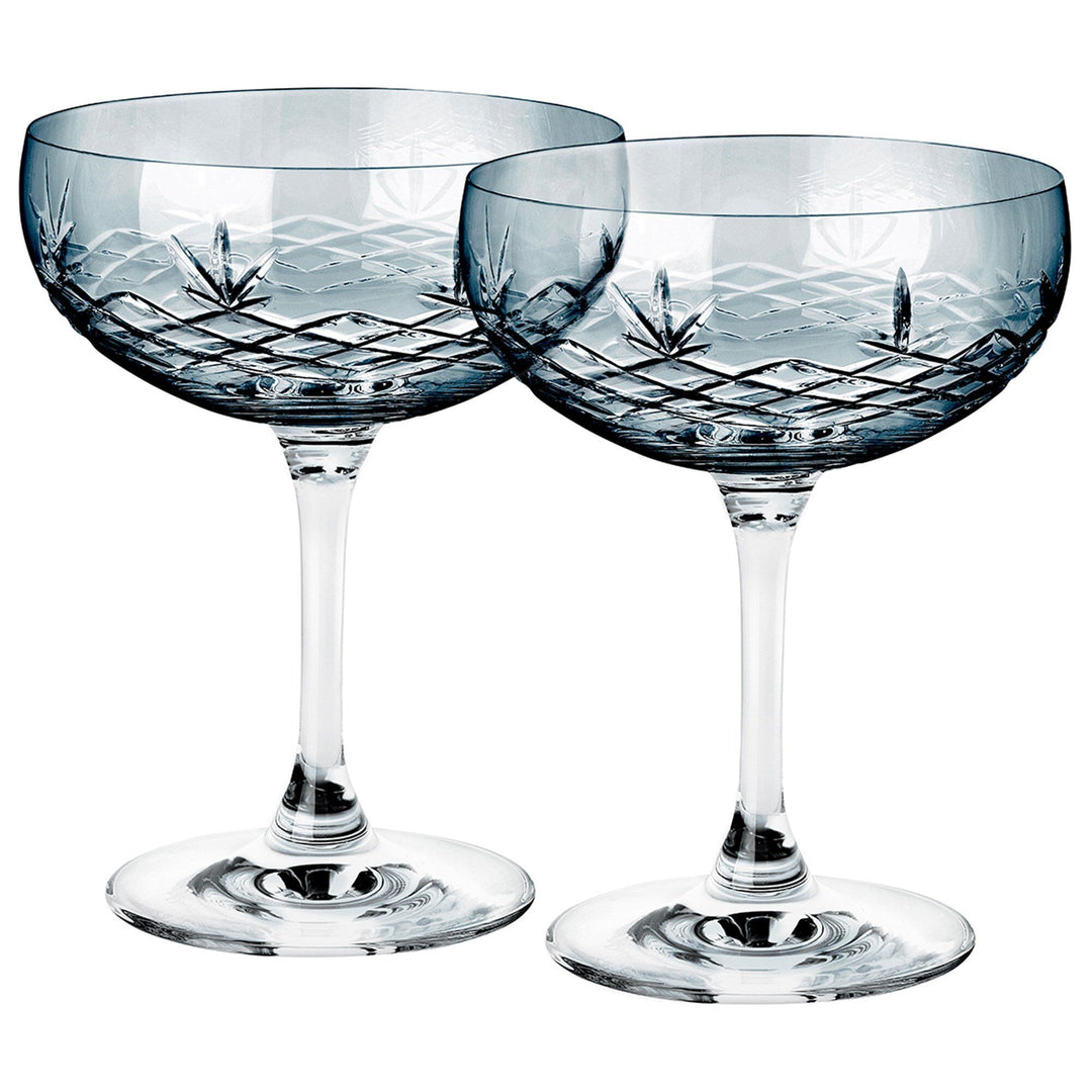 Frederik bagger Frederik bagger Crispy Gatsby Champagneglas, 2 stk. sapphire ❤ vinkelbillede (Champagneglas)