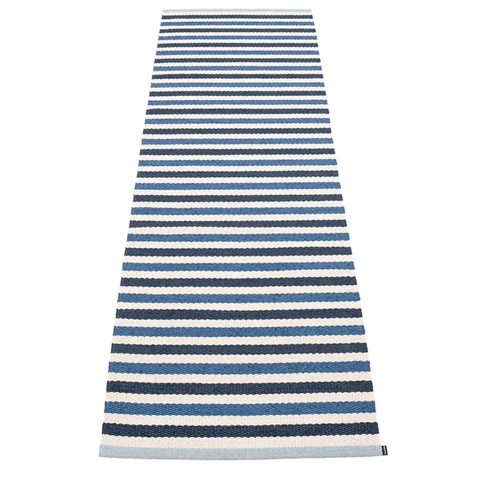 Pappelina Pappelina Teo gulvtæppe 70 cm x 240 cm, denim/blue/vanilla – produktfoto (Tæpper)