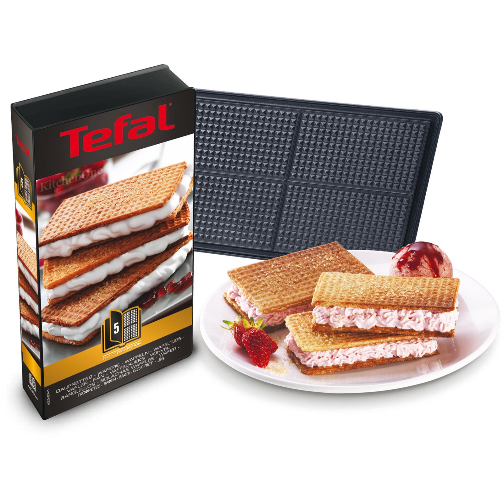 Tefal Tefal Snack Collection plader: Vafler (5) – close-up (Tilbehør)
