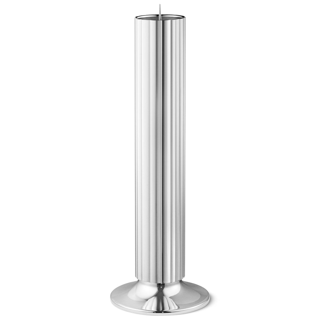 Georg jensen Georg jensen Bernadotte gulvlysestage 40 cm, rustfrit stål – detaljebillede (Lysestage)