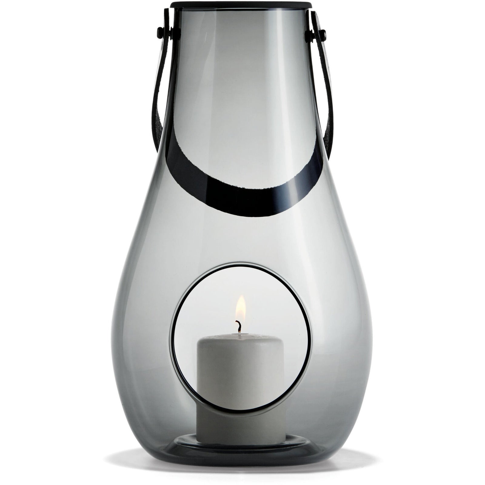 Holmegaard Holmegaard Design With Light lanterne, 29 cm, røggrå ❤ billede i brug (Lanterne)