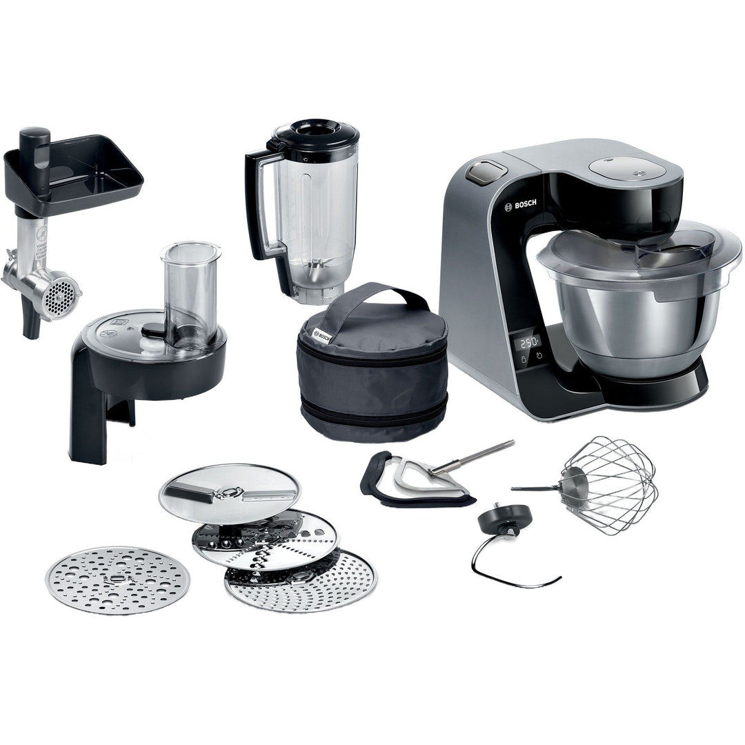 Bosch Bosch Køkkenmaskine, 1000 W, sort/antracit ❤ vinkelbillede (Røremaskiner)