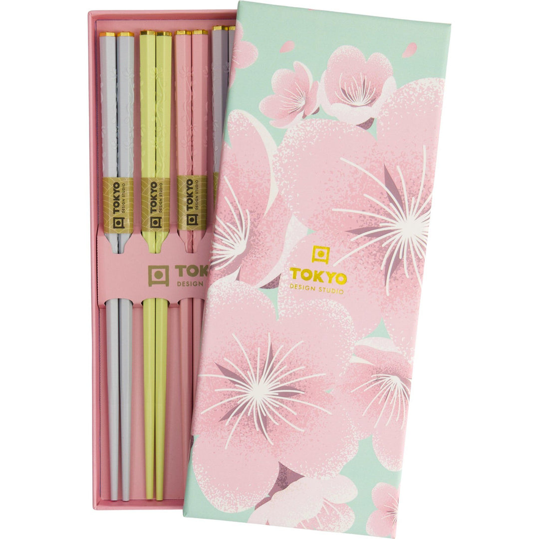 Tokyo design studio Tokyo design studio Pink Sakura spisepinde 5 par – detaljebillede (Spisepinde)