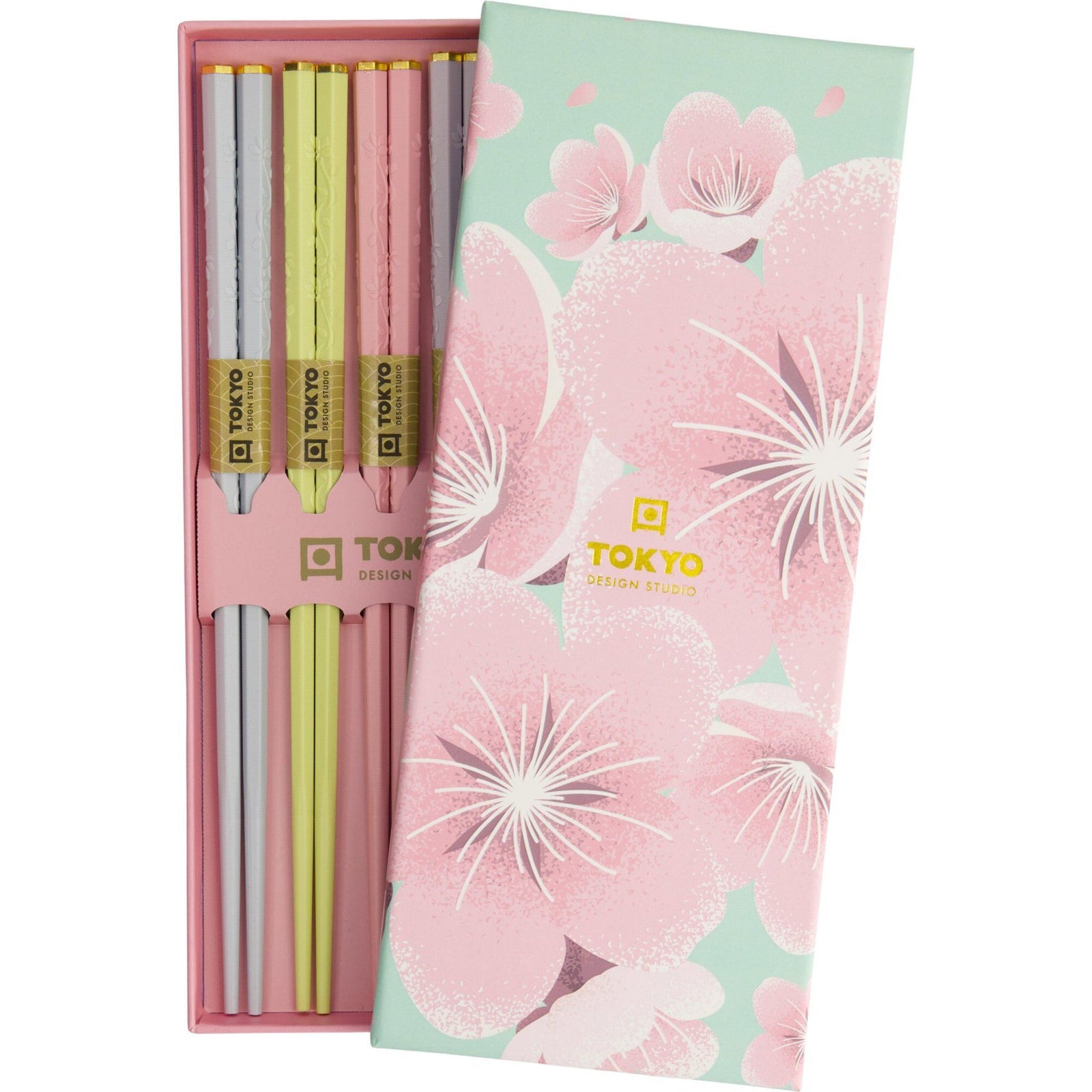 Tokyo design studio Tokyo design studio Pink Sakura spisepinde 5 par – detaljebillede (Spisepinde)
