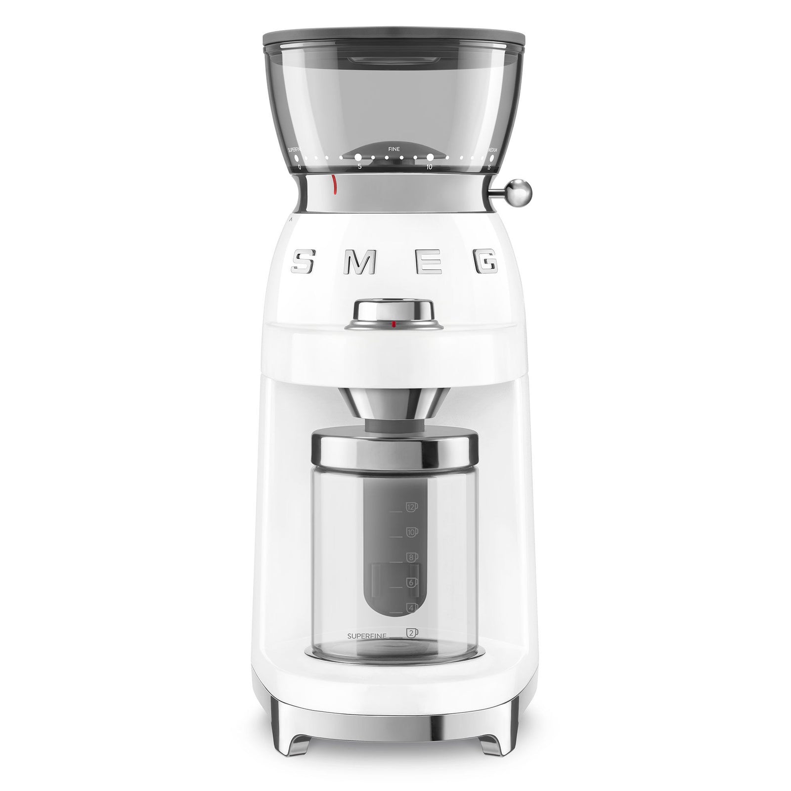 Smeg Smeg Kaffekværn, hvid ❤ frontbillede (Kaffekværn)