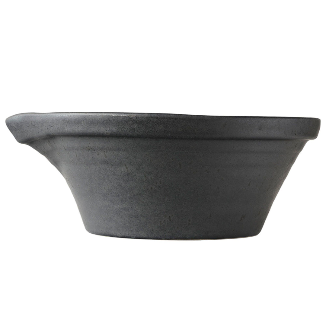Potteryjo Potteryjo Peep dejskål, 35 cm, matt black – produktbillede (Skål)