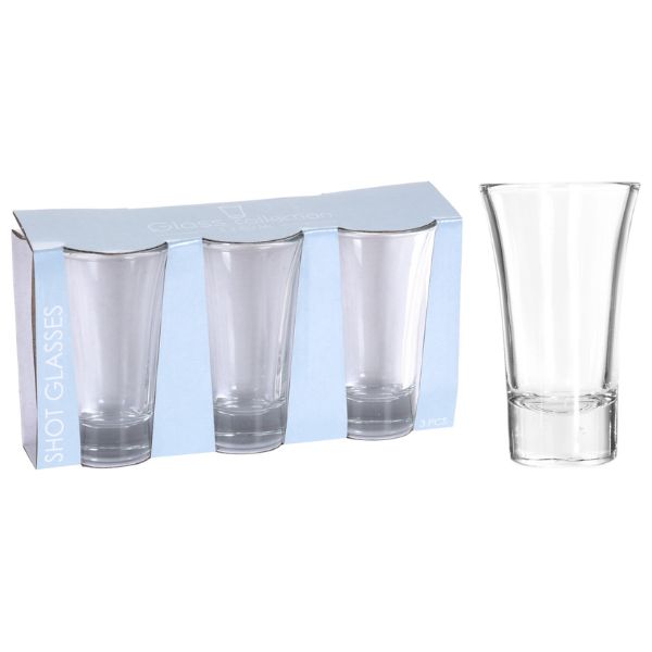 Produktbillede af Shotglas 80ml 3 Stk på tilbud – premium kvalitet og detaljer