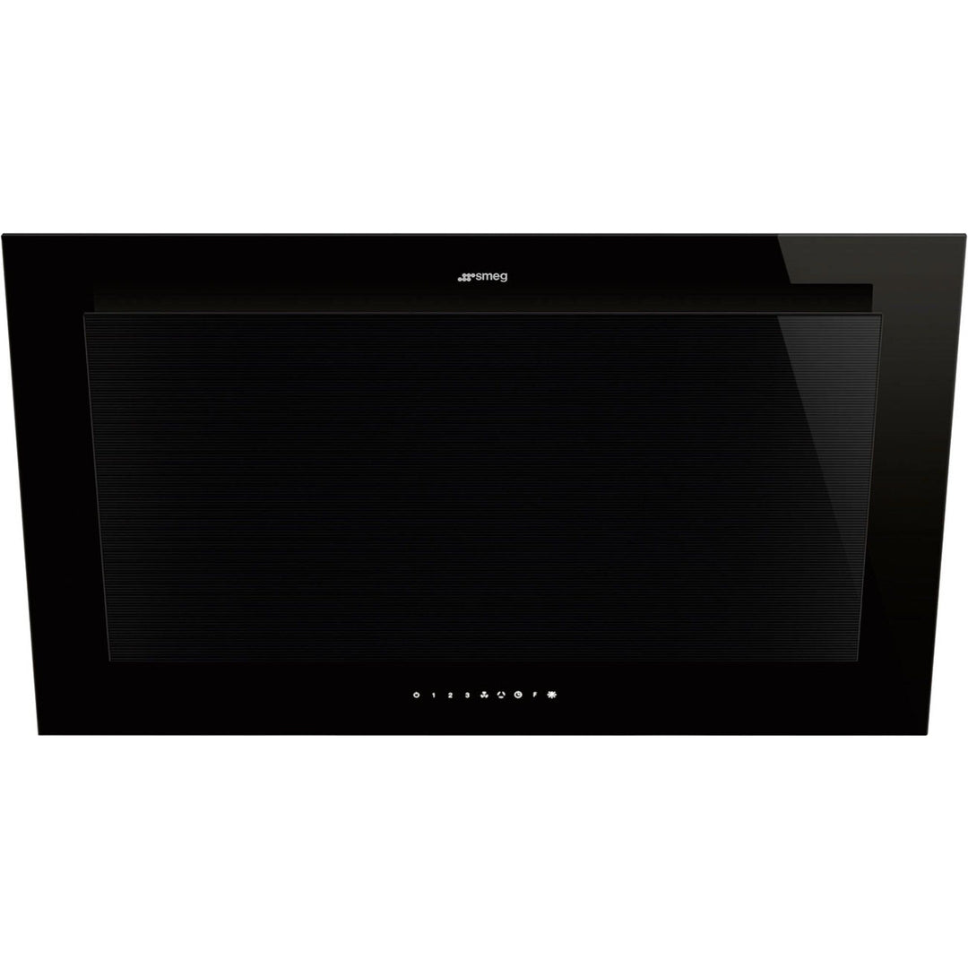 Smeg Smeg KV194B3 væghængt emhætte 90 cm, sort – produktfoto (Emhætter)