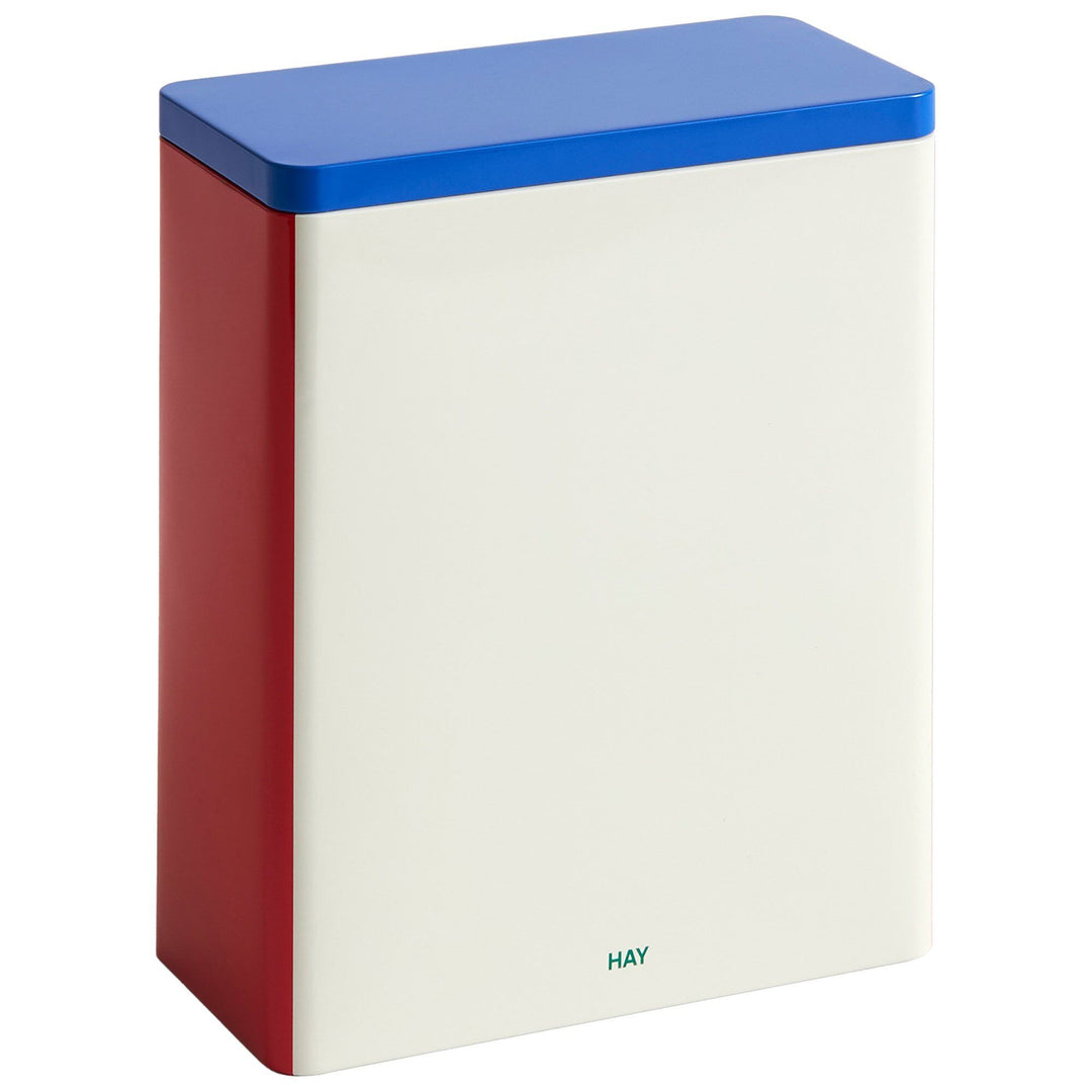 Hay Hay Tin Container, off-white/blue/red ❤ detaljebillede (Beholder)