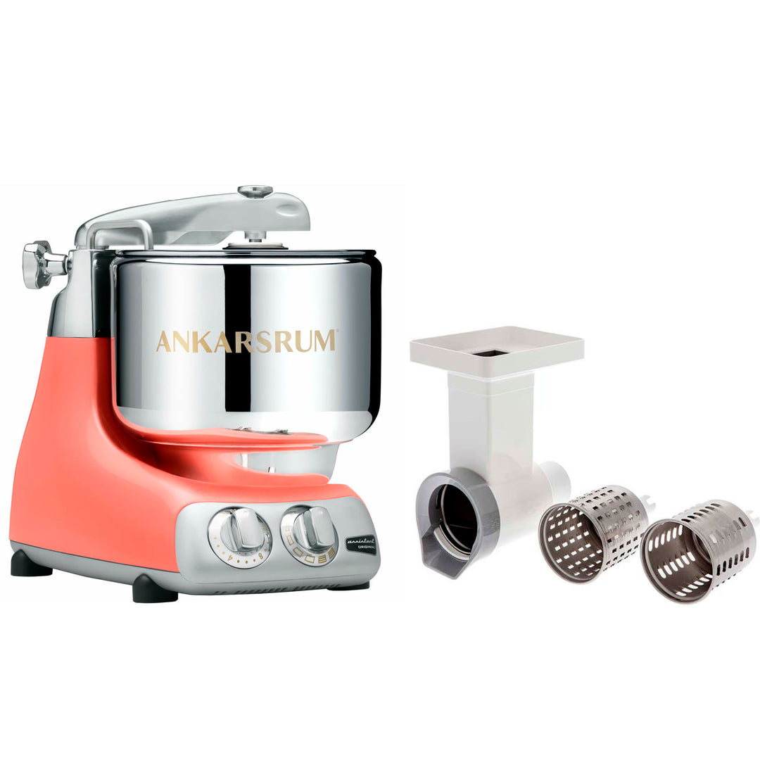 Ankarsrum Ankarsrum Assistent Original AKM6230 Coral Crush + Grøntsagssnitter ❤ produktfoto i kategorien Røremaskiner