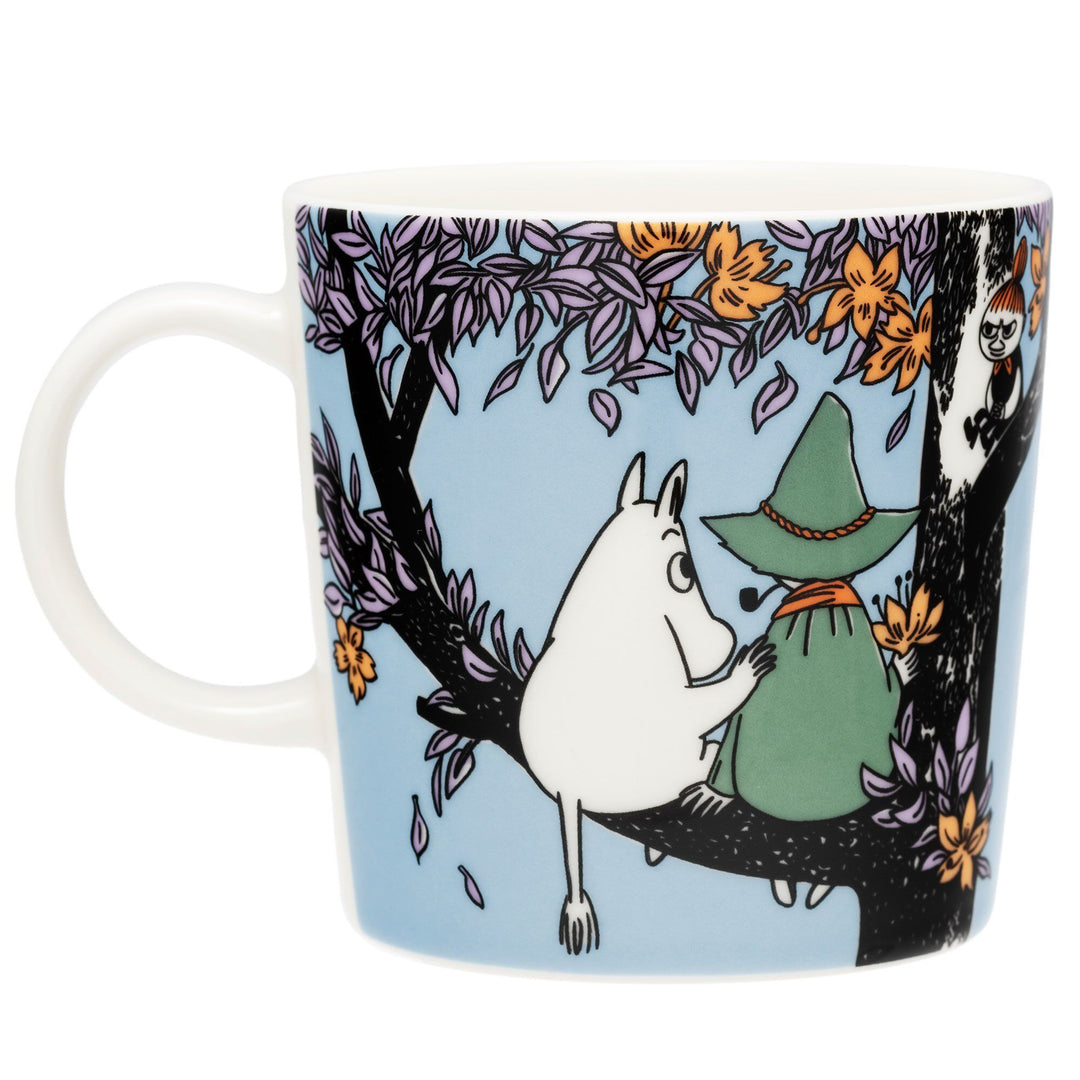 Arabia Arabia Mumi krus 30 cl, Venner for altid ❤ vinkelbillede (Moomin)