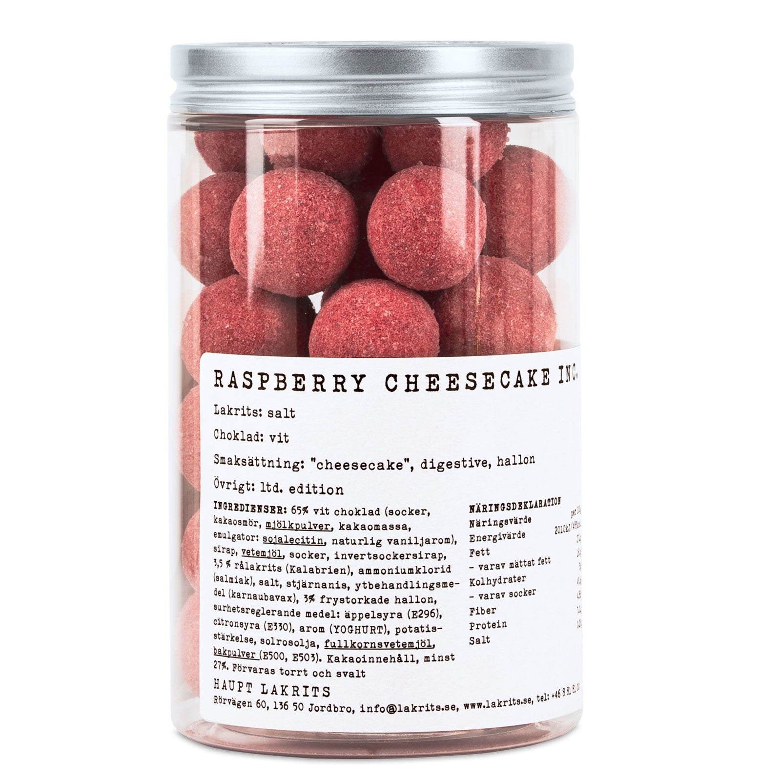 Haupt lakrits Haupt lakrits Raspberry Cheesecake Inc ❤ produktvisning (Lakrids)